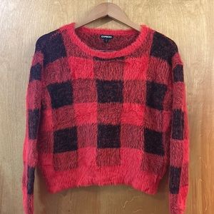 Express Buffalo plaid sweater